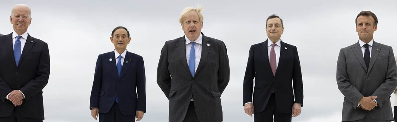 Boris Johnson at G7 Summit