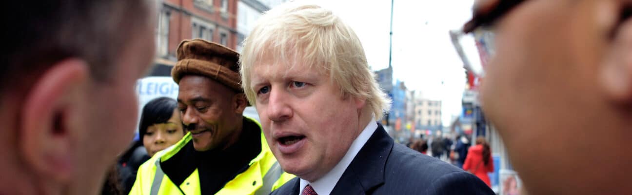 Boris Johnson campaigning