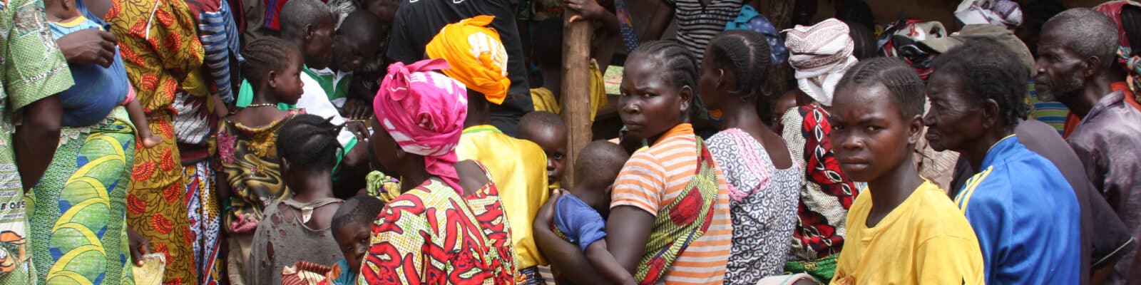 People meeting in the Democratic Republic of Congo