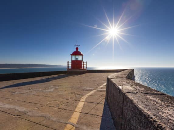 Lighthouse on a sunny day