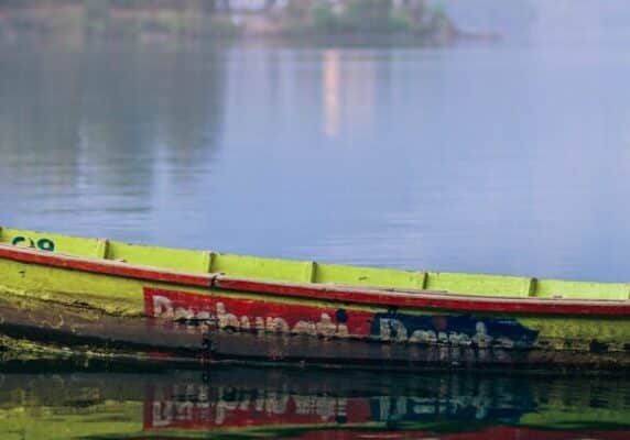 Man in a boat, Nepal