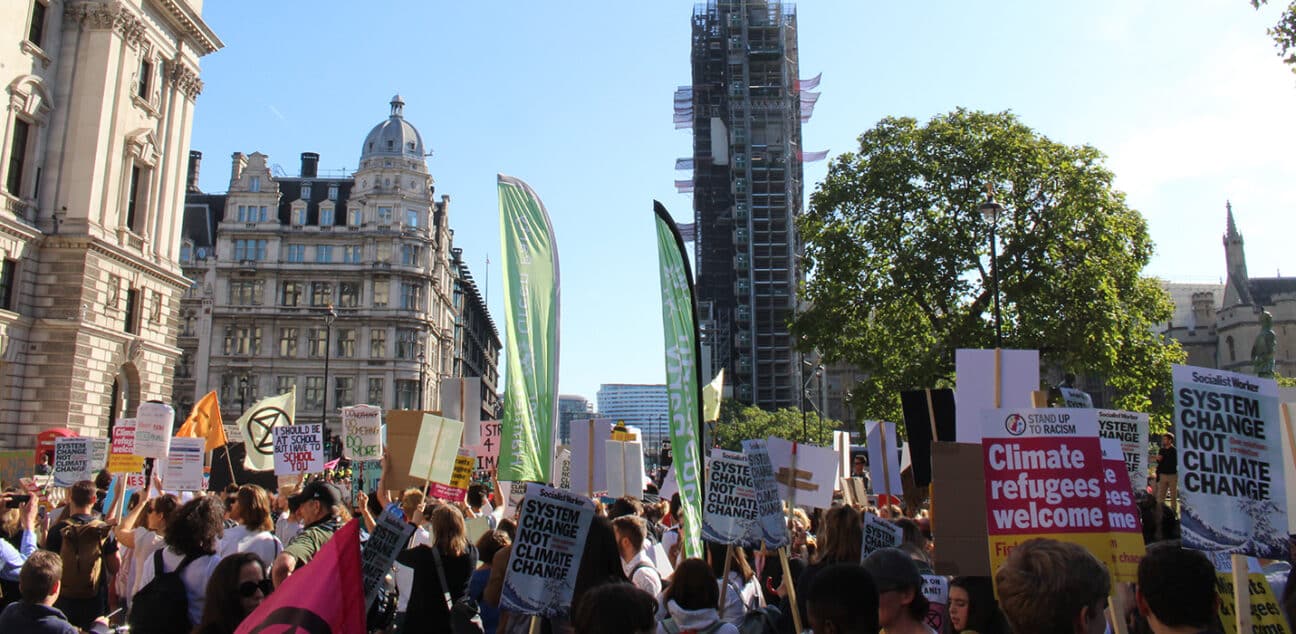 Climate march in London