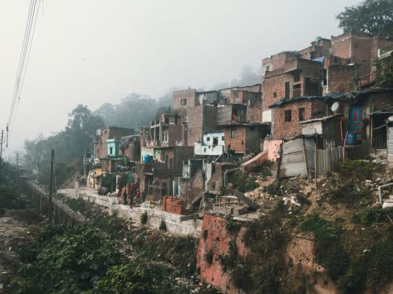 Slum Quater in Haridwar- India