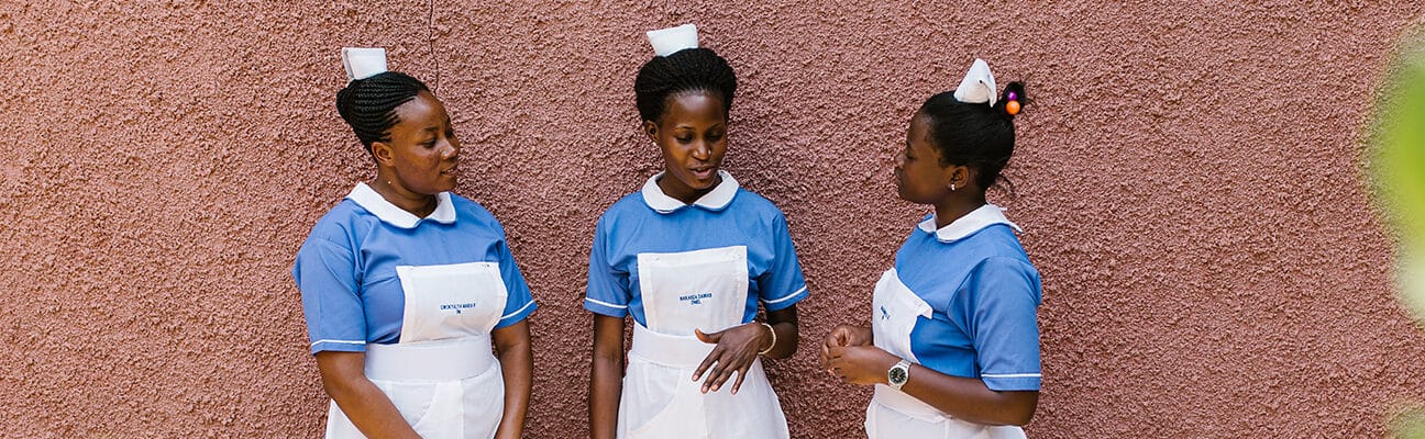 Nurses taking a break in Uganda