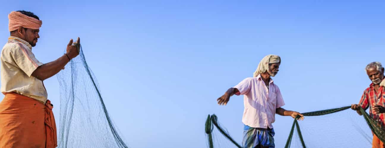 Indian fishermen; photo: iStock/Bartosz Hadyniak