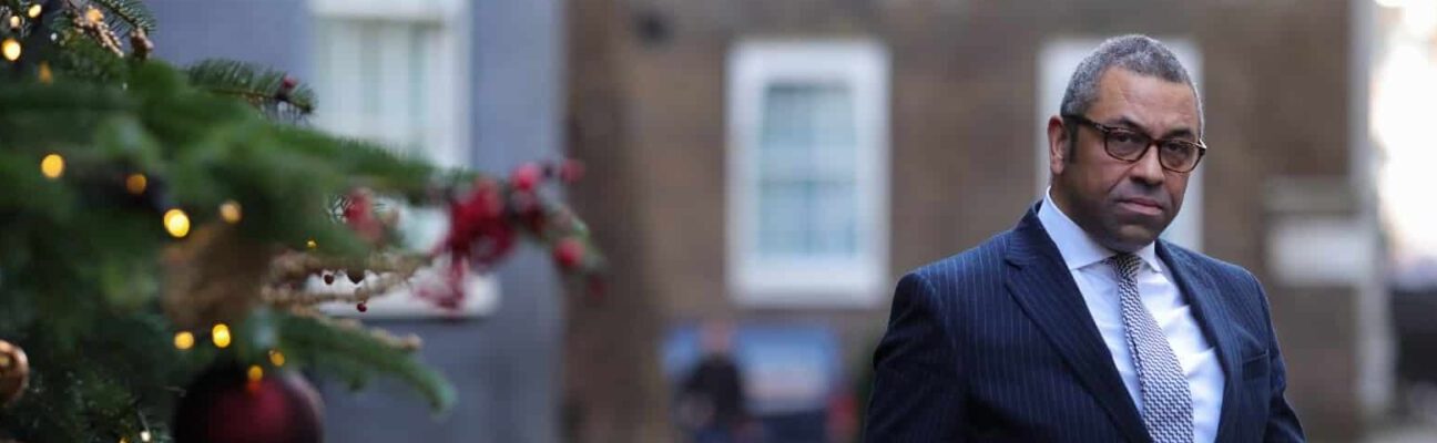 Foreign Secretary James Cleverly leaves 10 Downing Street after attending Cabinet. Picture by Simon Dawson / No 10 Downing Street