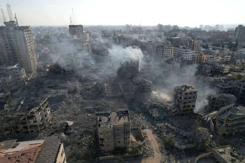Damage in Gaza Strip during the October 2023. Credit: Wasfi Akab - https://creativecommons.org/licenses/by-nc-nd/2.0/